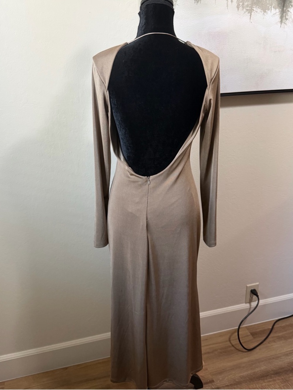 Jason Wu x MISHA Engracia Midi Dress - Khaki (NWT) $320 retail size M - Picture 7 of 16